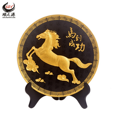 活性炭雕工藝品 環保與藝術的完美融合——馬到成功系列首發體驗
