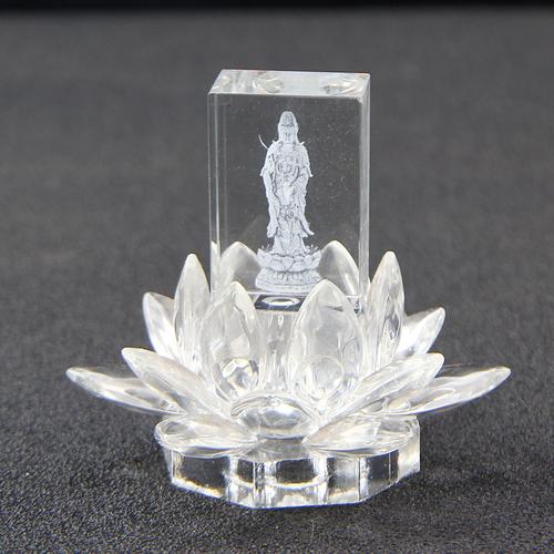 水晶蓮花擺件 居家蓮花工藝品擺件